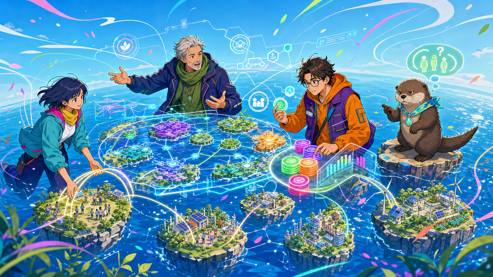 協力ゲーム理論の概念イラスト