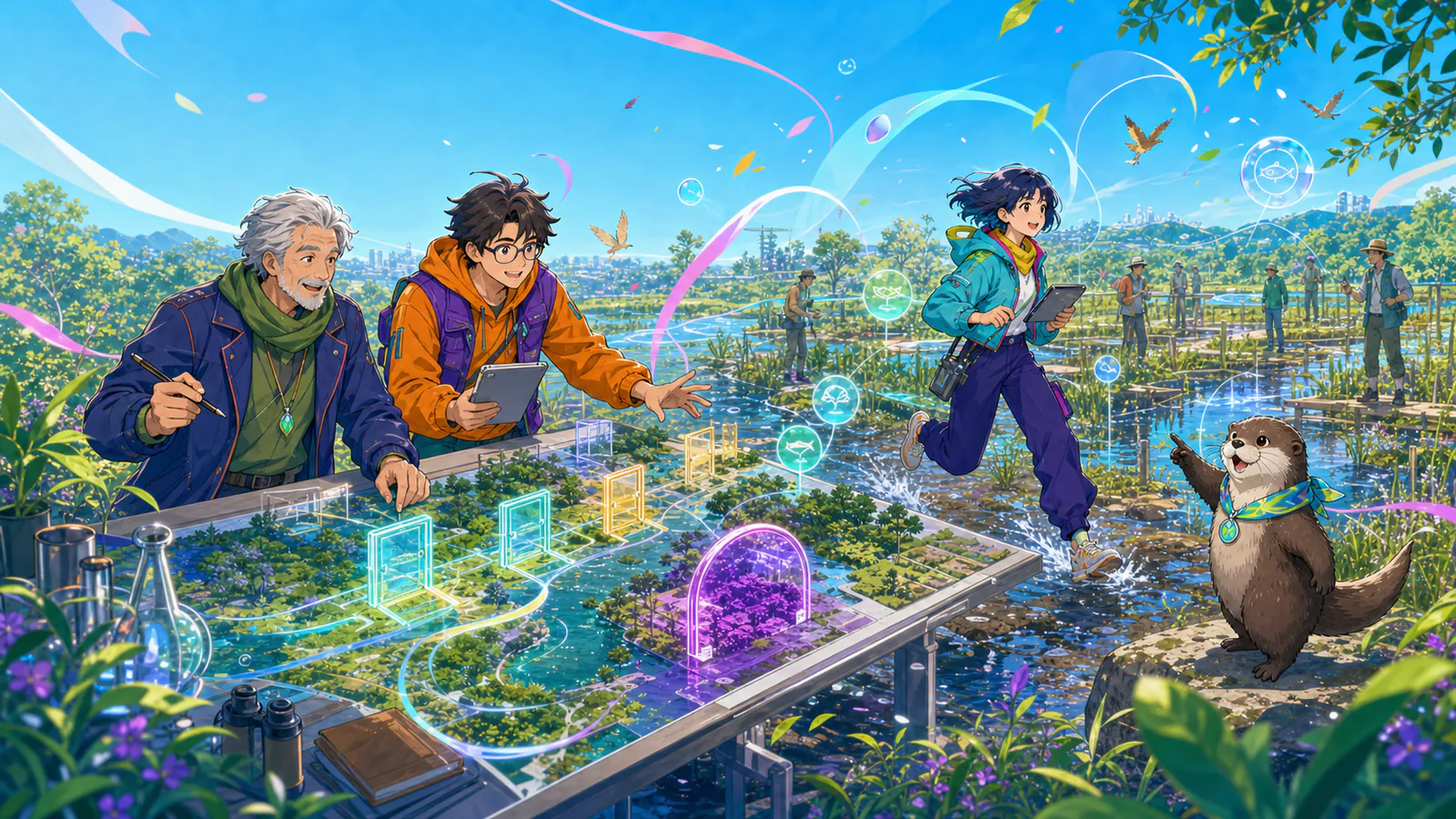 リアルオプションと不可逆性の概念イラスト